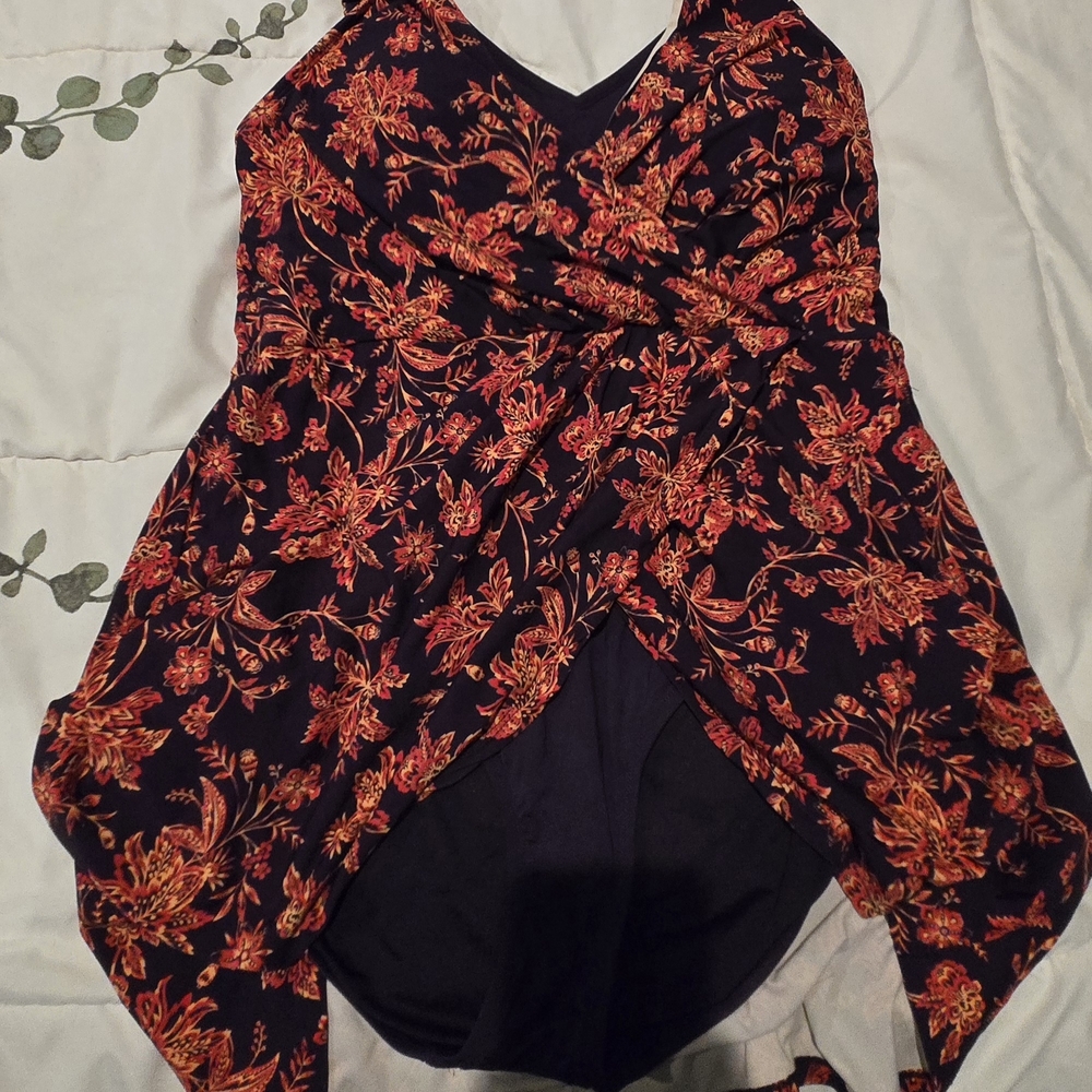 Floral One Peice Bathingsuit